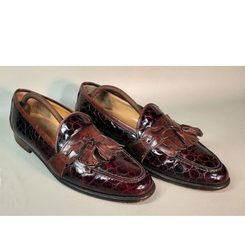 Johnston and Murphy crocodile shoes 9.5
